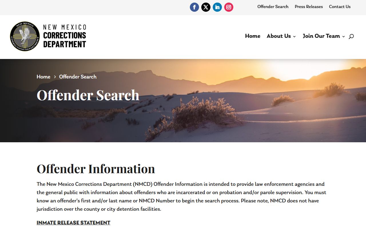 Socorro County District Court Clerk limits for offender search records