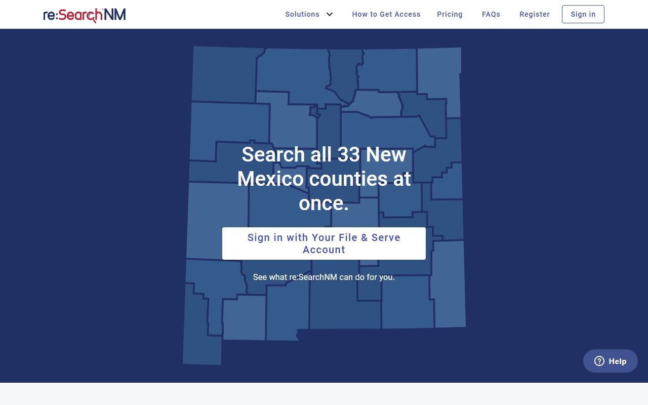 Socorro County court records reSearchNM registered access portal