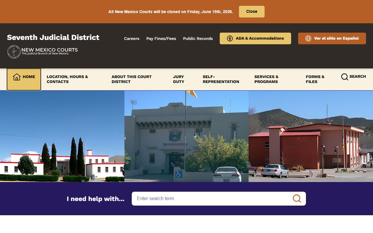 Socorro County court records District Court docket